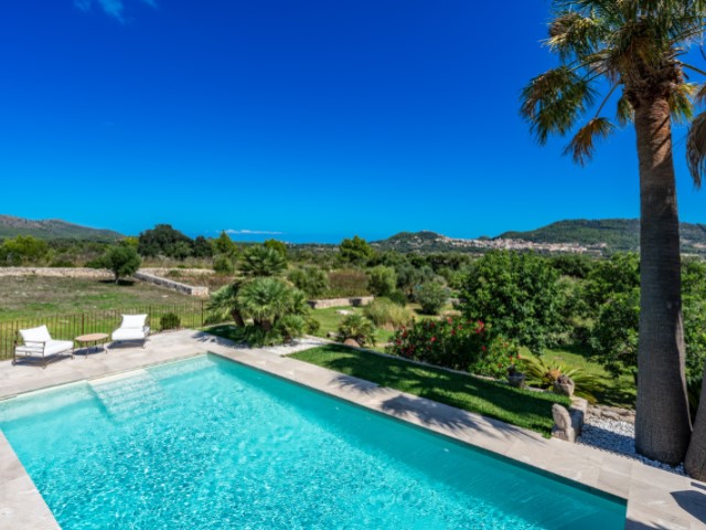 Renovierte Finca mit Pool und Panoramablick bis zum Meer - 10