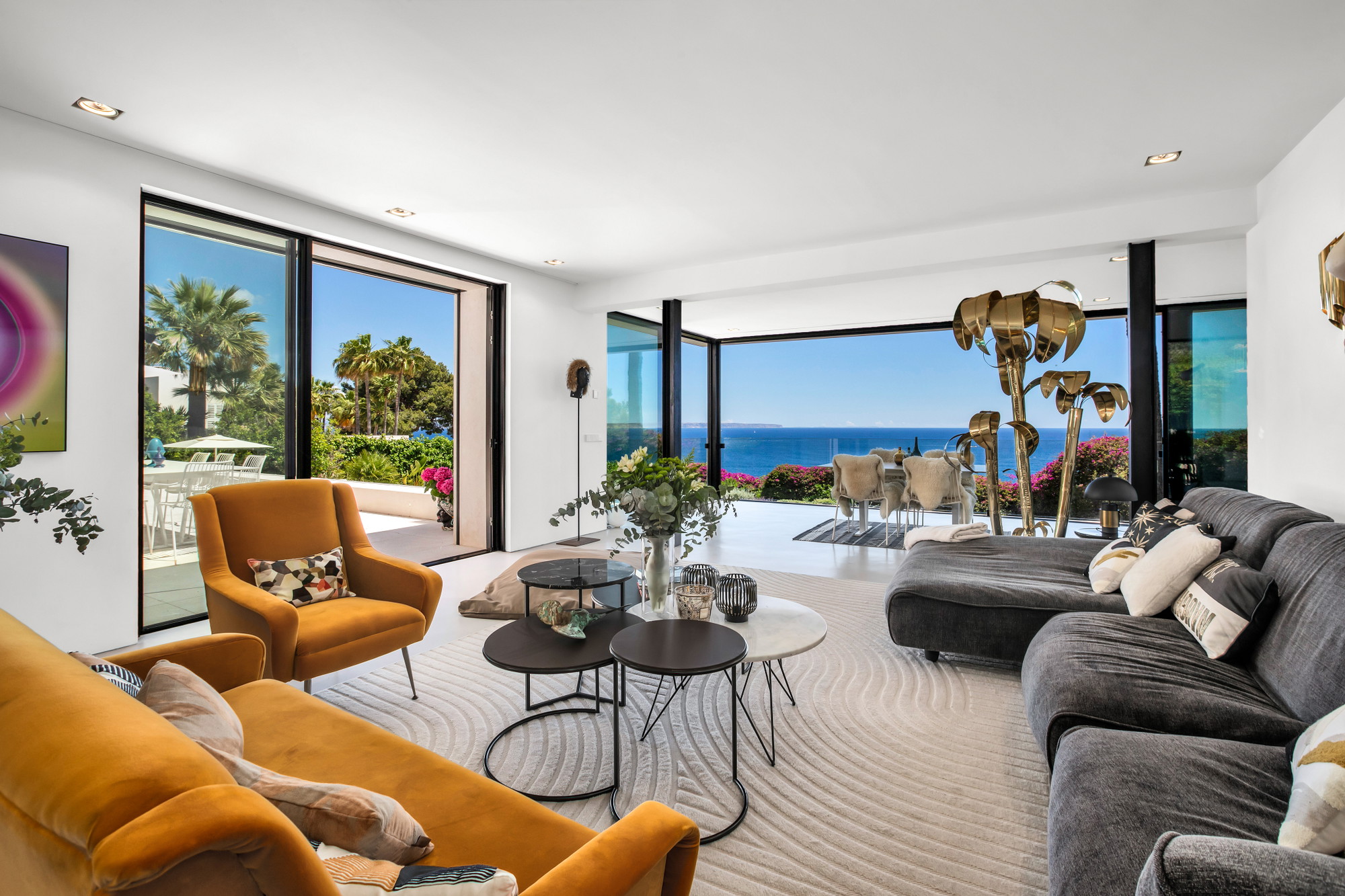Villa mit Meerblick – Sommer über der Bucht von Palma - 17