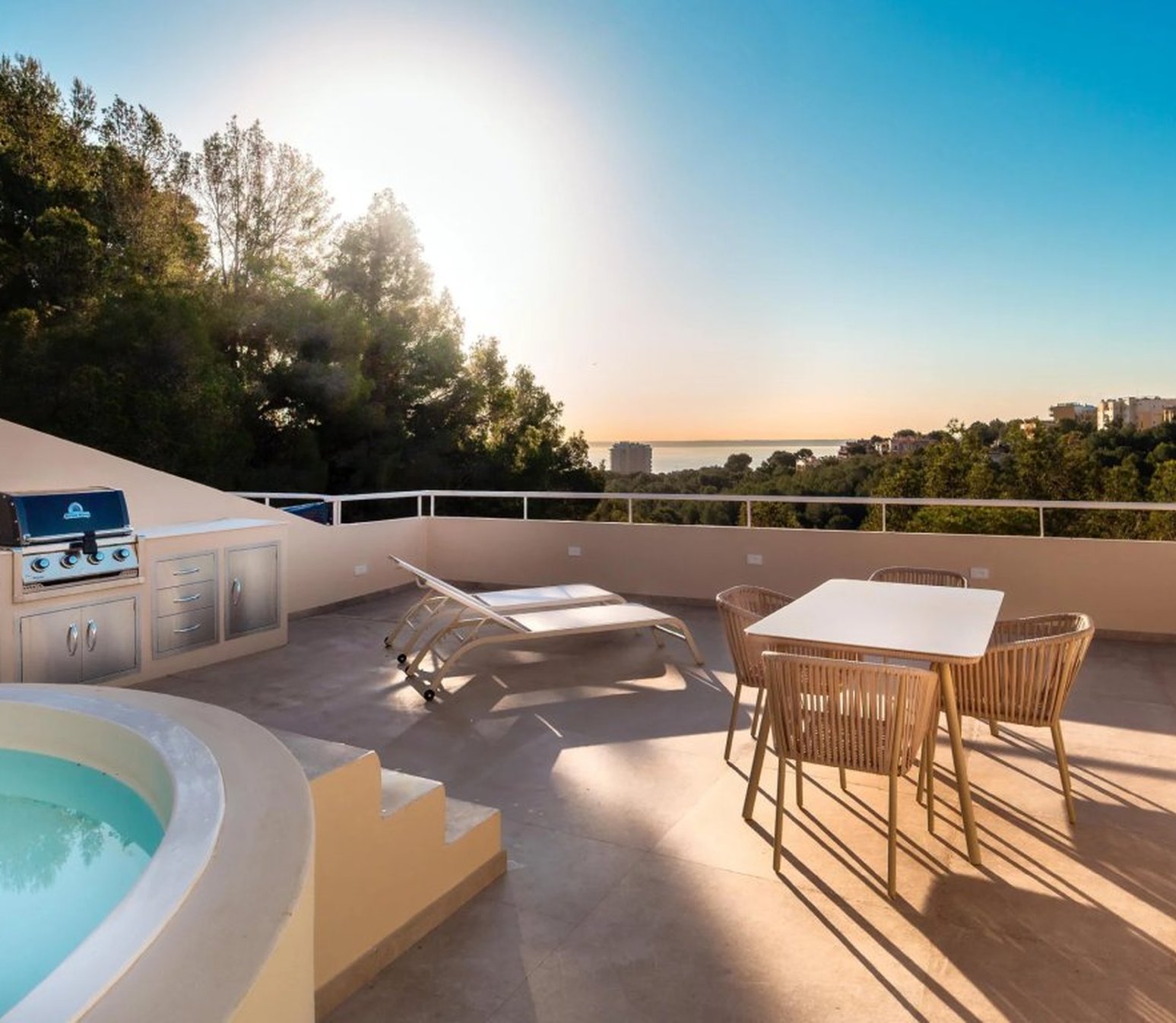 Moderne Duplex-Penthousewohnung mit Meerblick – Luxusimmobilie kaufen auf Mallorca, Bendinat, Calvià
