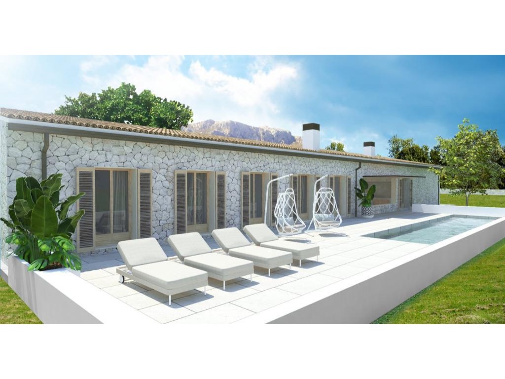 Neubau-Finca mit Pool und offenem Grundriss bei Inca – Luxus Ferienvermietung Mallorca, Inca