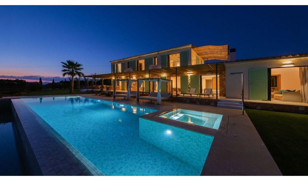 Moderne Villa mit Cabrera-Blick bei Ses Salines – Luxus Ferienvermietung Mallorca, Campos – Ses Salines
