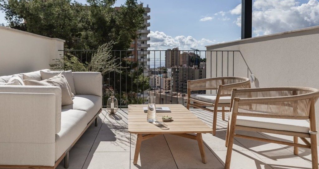 Penthouse mit Meerblick, privatem Pool & Dachterrasse – Luxusimmobilie kaufen auf Mallorca, Cala Major, Palma de Mallorca