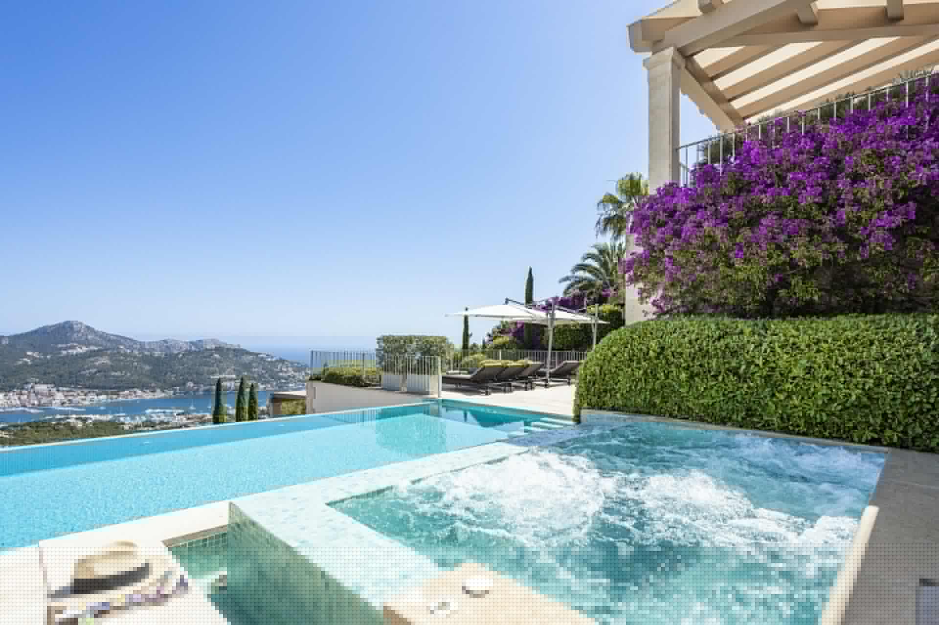 Villa Serena – Luxusvilla mit Panorama-Meerblick in Puerto Andratx – Luxus Ferienvermietung Mallorca, Puerto Andratx