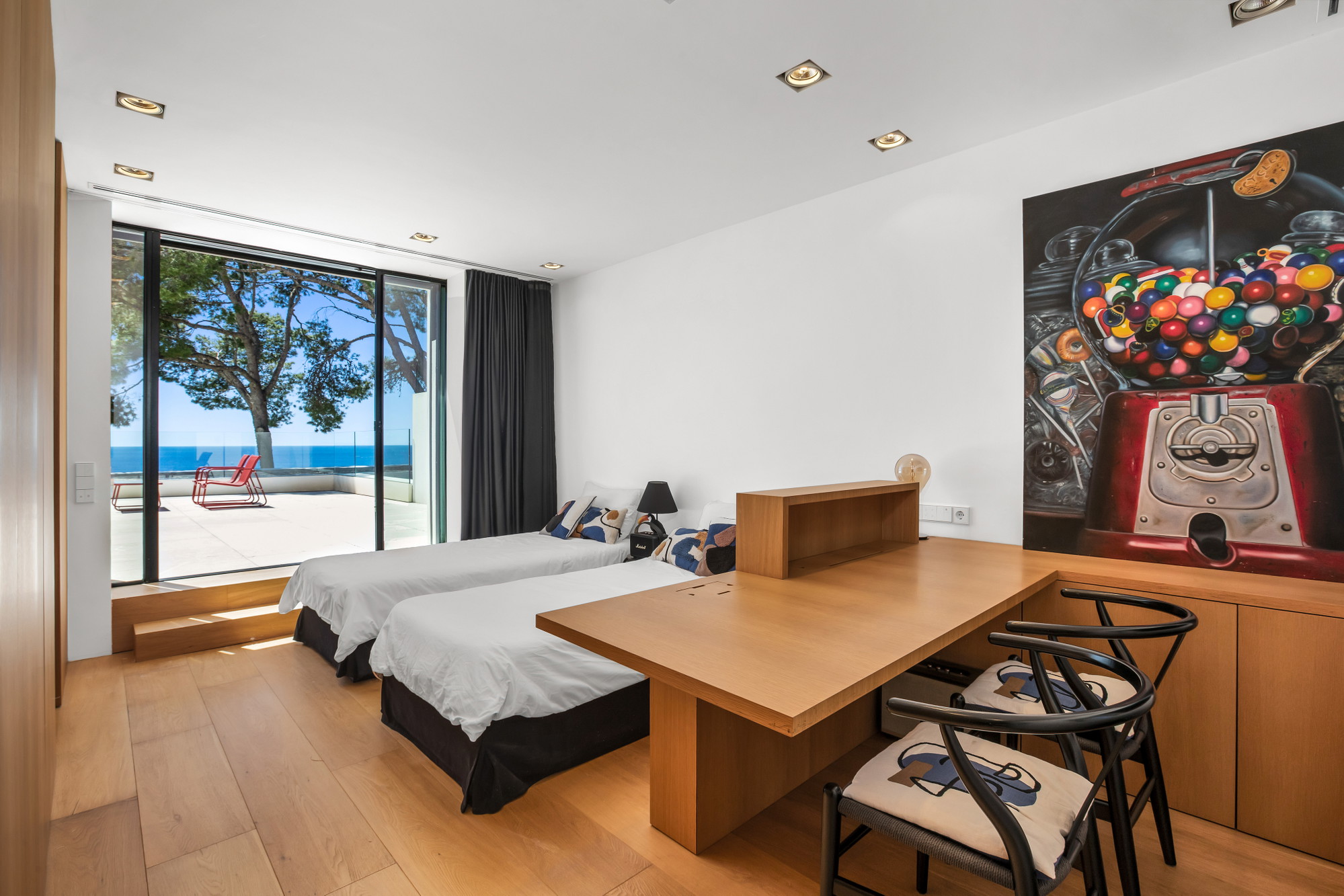 Villa mit Meerblick – Sommer über der Bucht von Palma - 26